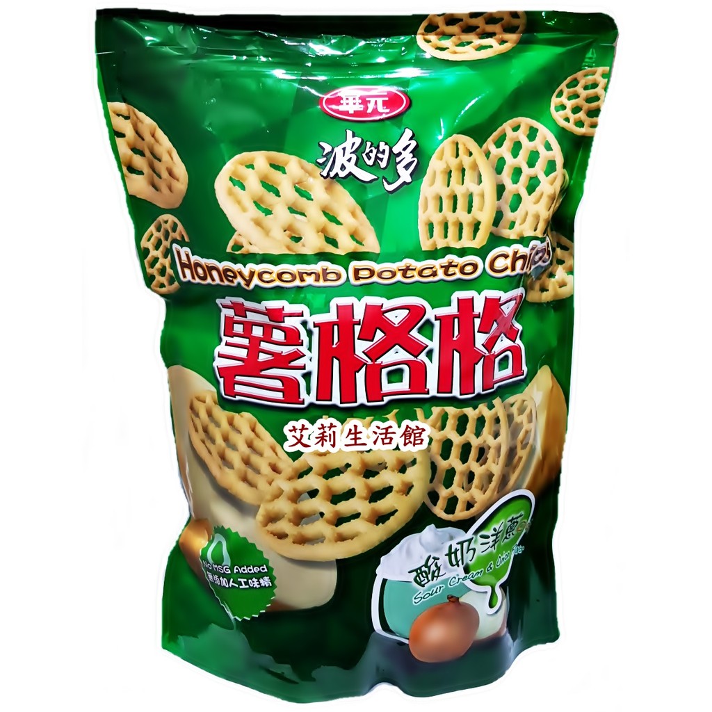 【艾莉生活館】COSTCO HWAYUAN 華元 波的多 薯格格-酸奶洋蔥口味 加量包(500g/包)《㊣附發票》