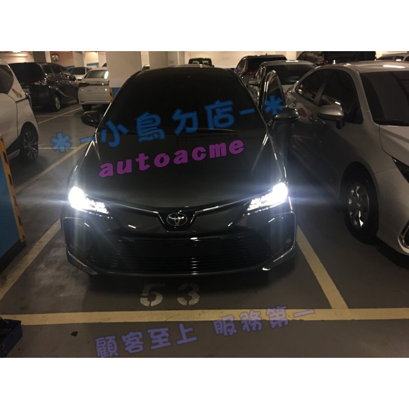 小鳥的店 豐田2019 20 12代altis 雷right Led燈泡大燈霧燈h11 Mit台製進階版 蝦皮購物
