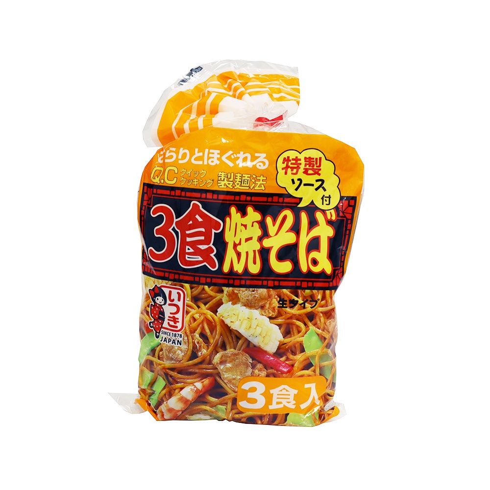 ITSUKI 特製燒炒麵(附炒麵醬) 170g x3入【Donki日本唐吉訶德】