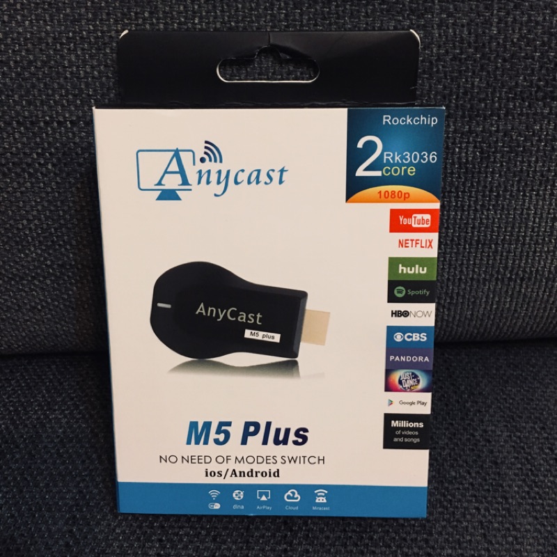 全新🆕最新追劇神器電視棒⭐️AnyCast M5 plus手機電視無線HDMI wifi投影⭐️影音傳輸ios安卓