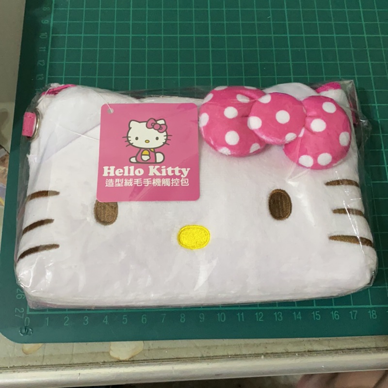 Hello Kitty造型絨毛手機觸控包