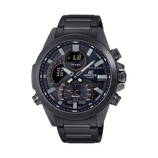 【CASIO】EDIFICE 雙顯系列藍芽智慧錶 F1賽車款/48mm ECB-30DC-1A 台灣卡西歐保固一年