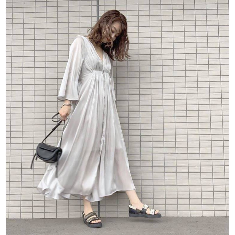 Ameri Vintage MEDI GATHER NEGLIGEE DRESS