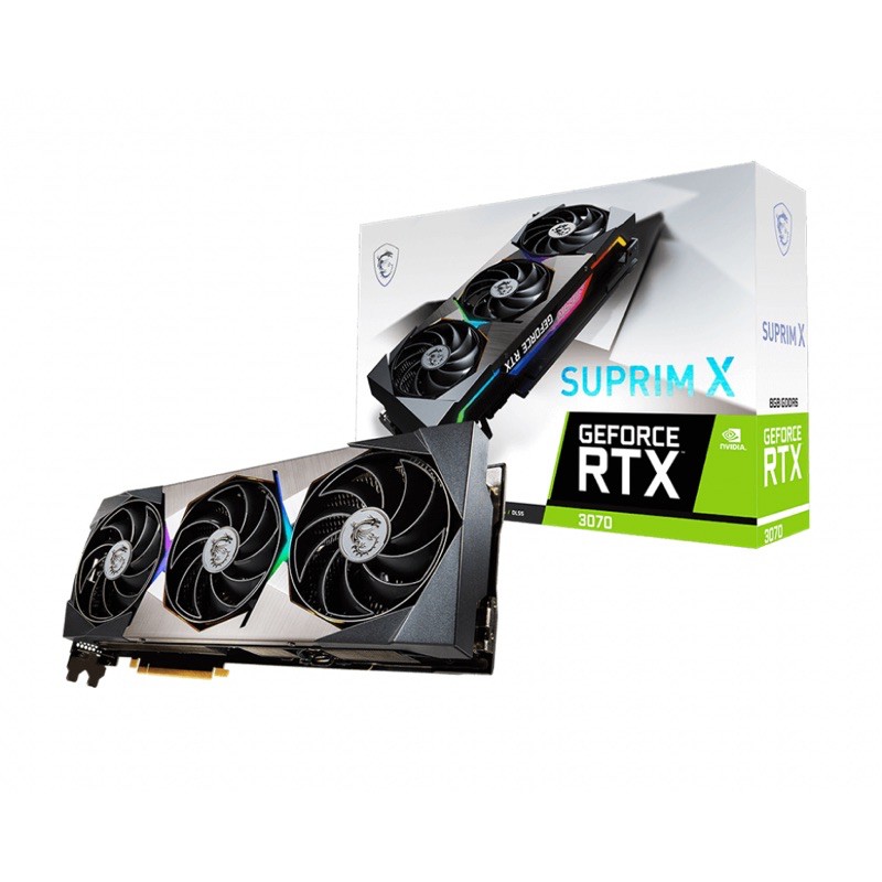 微星MSI GeForce RTX 3070 8G SUPRIM X PCI-E 顯示卡