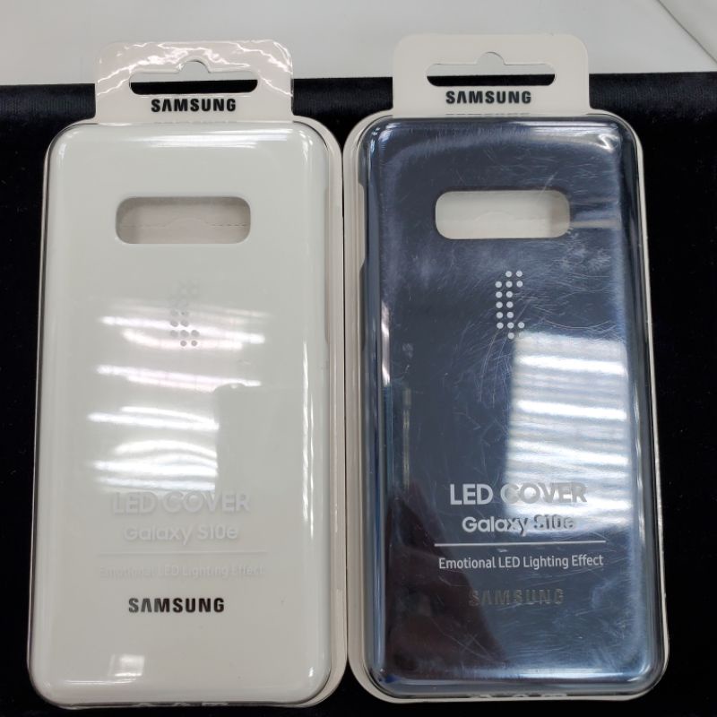 Samsung Galaxy S10 原廠皮革背蓋 保護殼 藍 白