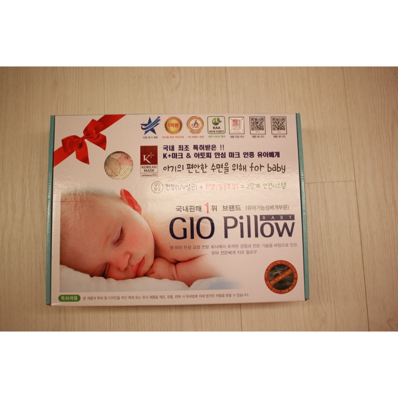 【韓國GIO Pillow】超透氣護頭型嬰兒枕頭（M號）