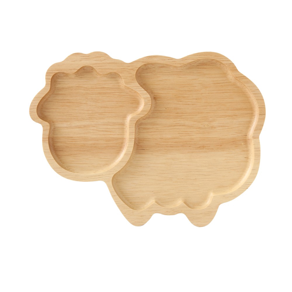 HOLA 綿羊造型橡膠木餐盤