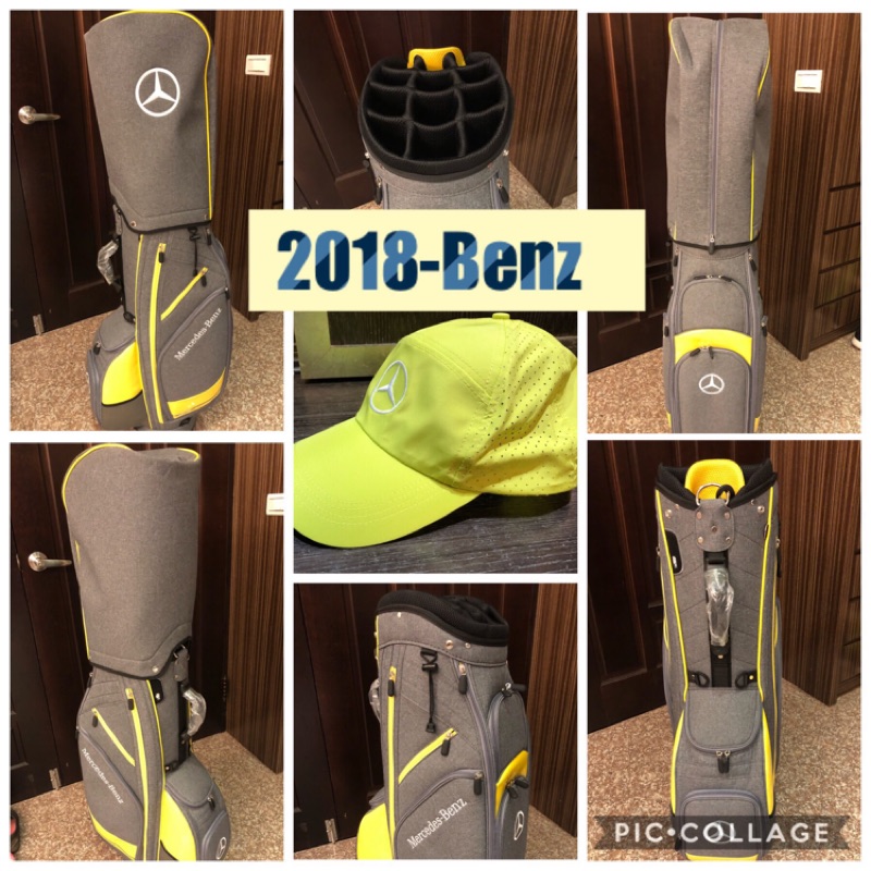 2018全新賓士高爾夫球袋（含帽子）
