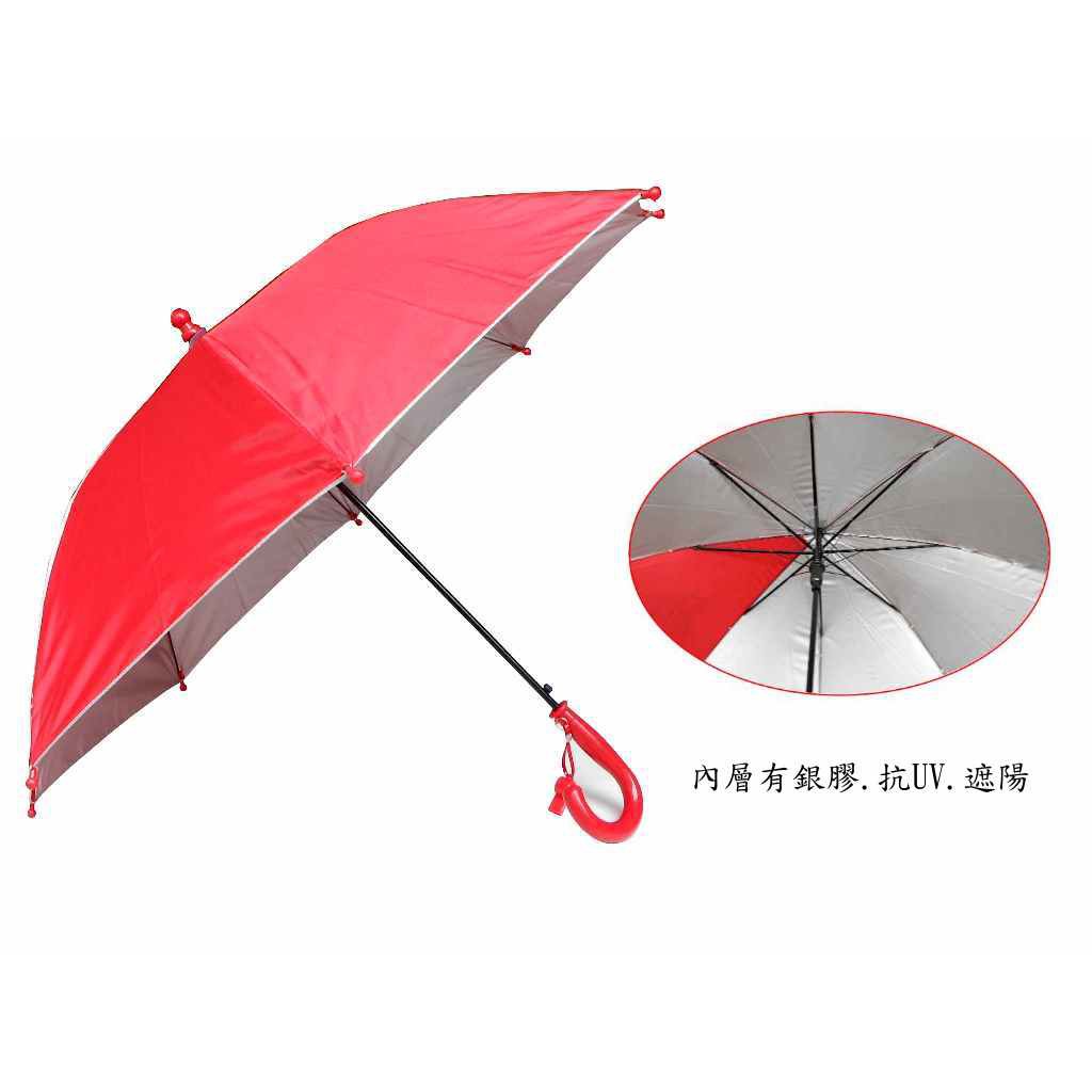 特價出清 深紅色【兒童雨傘 兒童傘 迷你傘】19英吋自動兒童雨傘【配配大賣場】