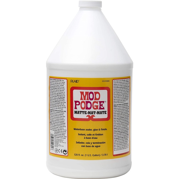 Mod Podge Matte Glue 3.78 L 啞光密封膠 彩繪膠 摩寶膠 CS11304 美國摩寶