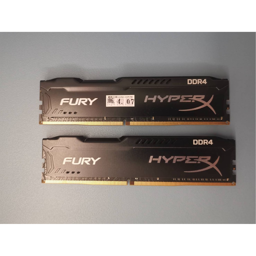 (兩條) Kingston 金士頓 FURY HyperX DDR4-2400 16G