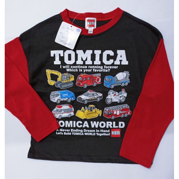 日本進口☆╮Tomica 正版 工程車多款車車男童長袖上衣130cm