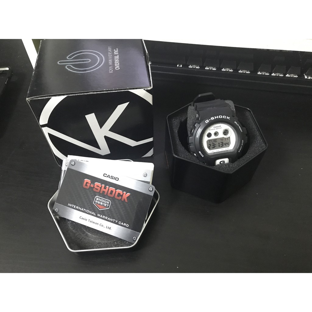 CASIO G-SHOCK  x Overkill 10th GD-X6900-7DR 十周年 聯名款 近全新