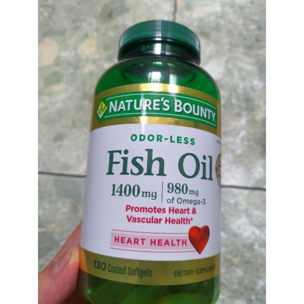 美國Nature’s Bounty自然之寶魚油 130錠