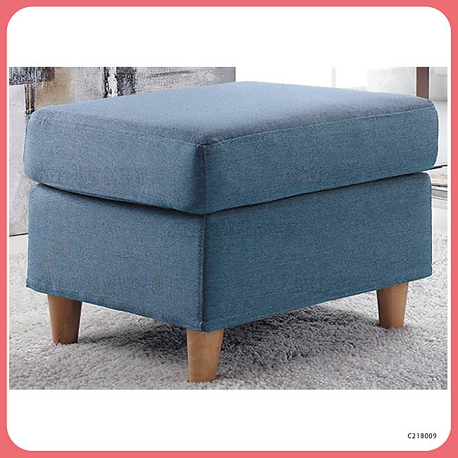 【沙發世界家具】藍色腳踏椅〈D489332-02〉沙發矮凳/穿鞋椅/玄關椅/和室椅/腳凳/小沙發