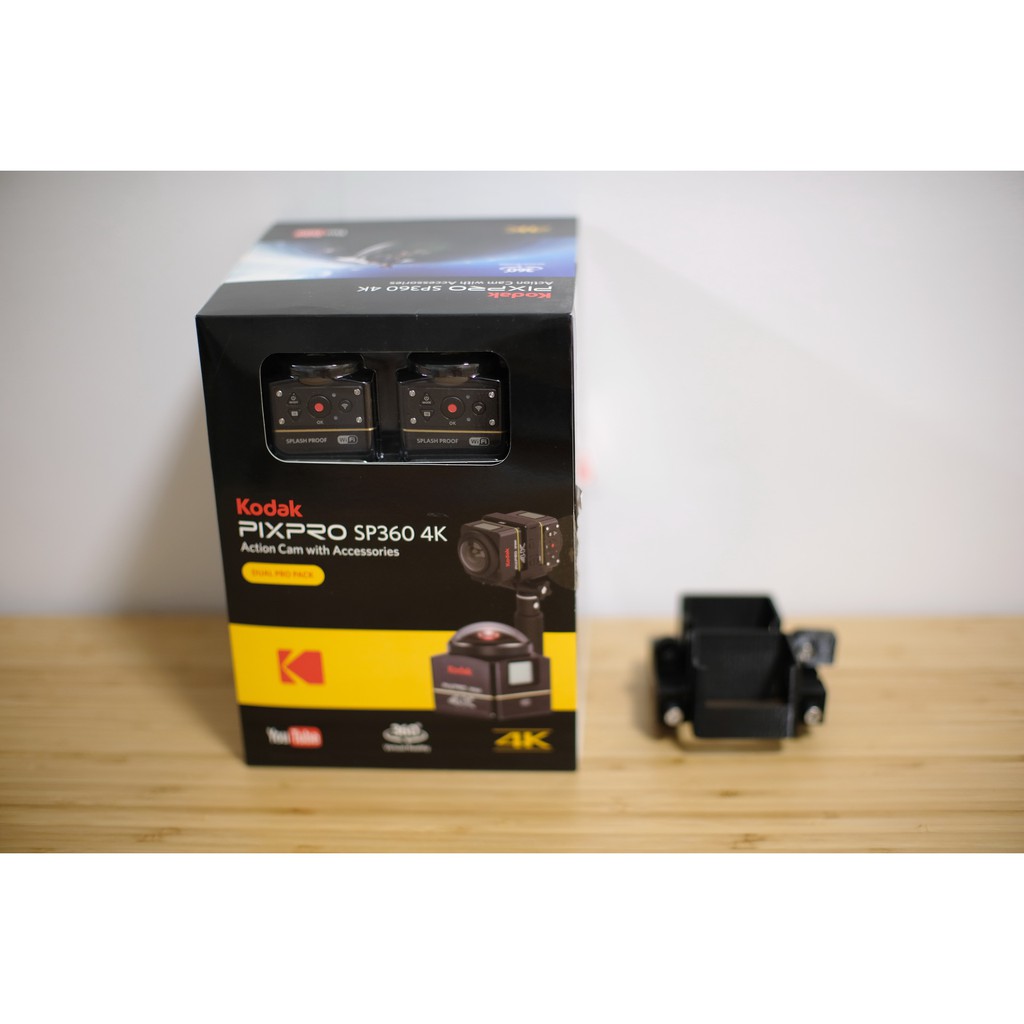 SP360 4K 雙機 全天球組 VR 3D立體底座 64GB記憶卡X2 副電X2 Kodak Pixpro 柯達