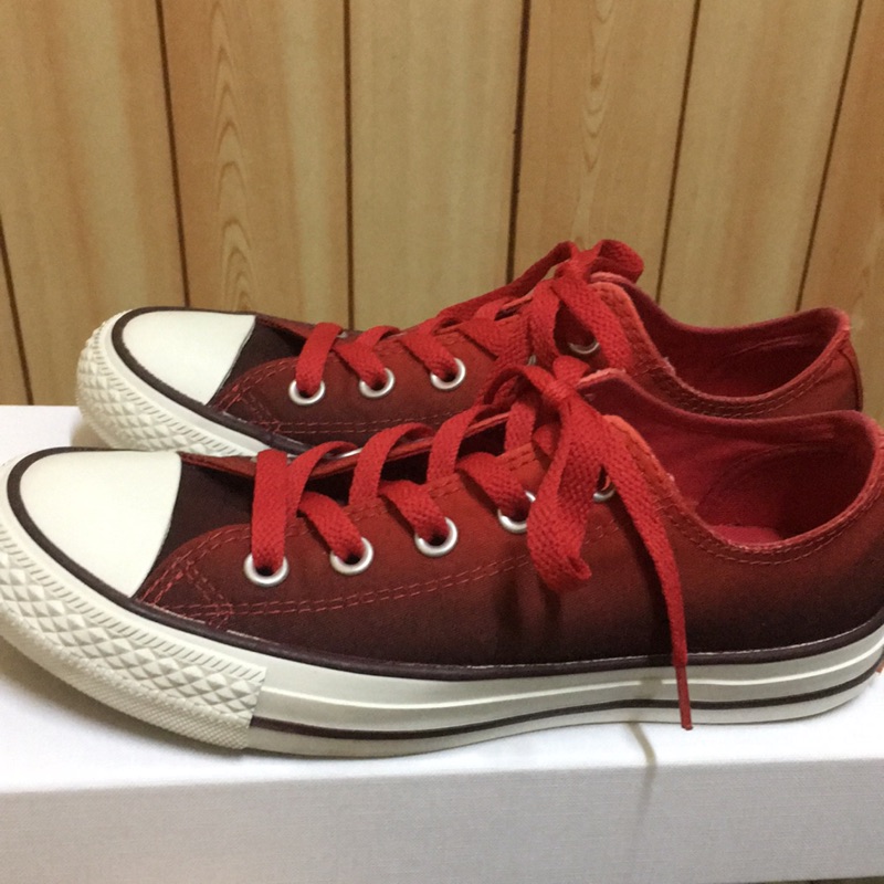 Converse 二手 漸層紅休閒鞋allstar