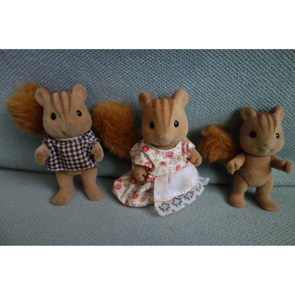 Sylvanian Families シルバニアファミリー  森林家族 松鼠 玩偶 合售