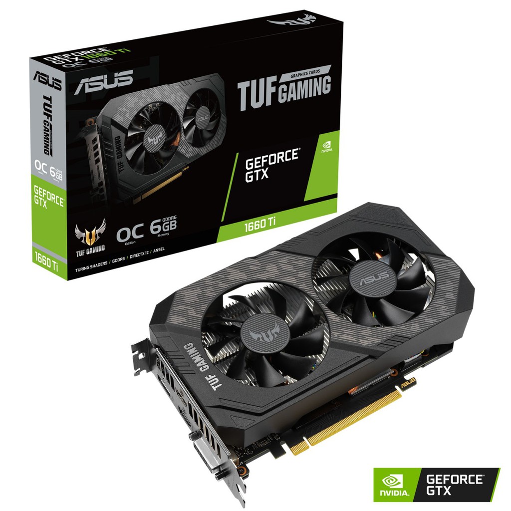 @電子街3C特賣會@全新ASUS TUF GTX1660TI-O6G EVO GAMING 顯示卡 GTX1660 Ti