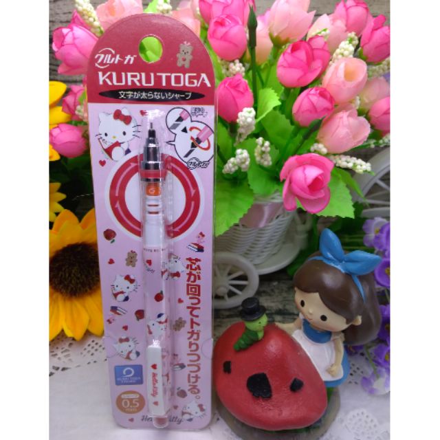 Kitty 筆 UNI 三菱 KURU TOGA 自動鉛筆 旋轉 自動 鉛筆 0.5mm sanrio 三麗鷗