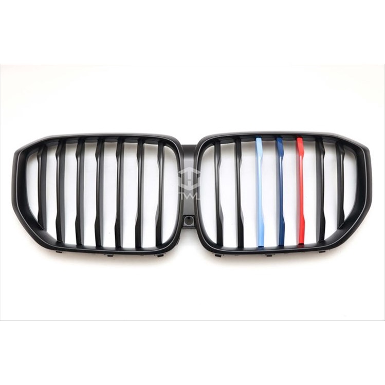 TWL台灣碳纖 BMW G05 X5 鼻頭組 單線三色版 消光黑 消黑 霧黑 平光黑 水箱罩 有攝影孔