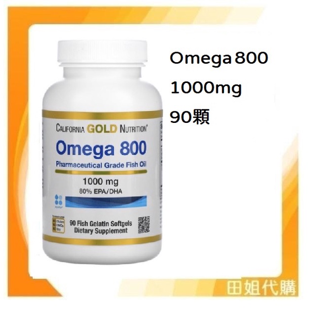 🐟 omega 800 California Gold fish oil  魚油 80% rTG EPA DHA 魚油