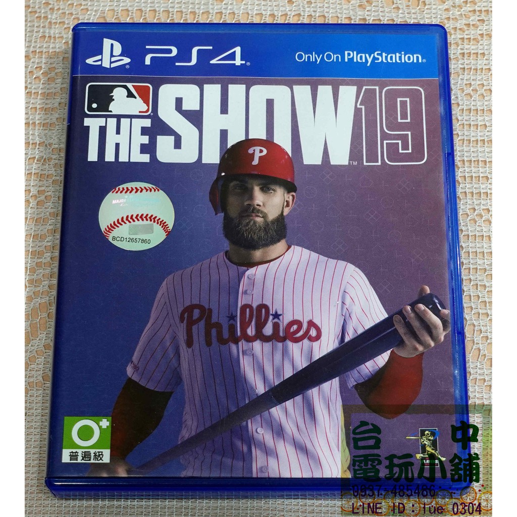 台中電玩小舖~PS4原裝遊戲片~美國職棒大聯盟 19 MLB The Show 19 ~599
