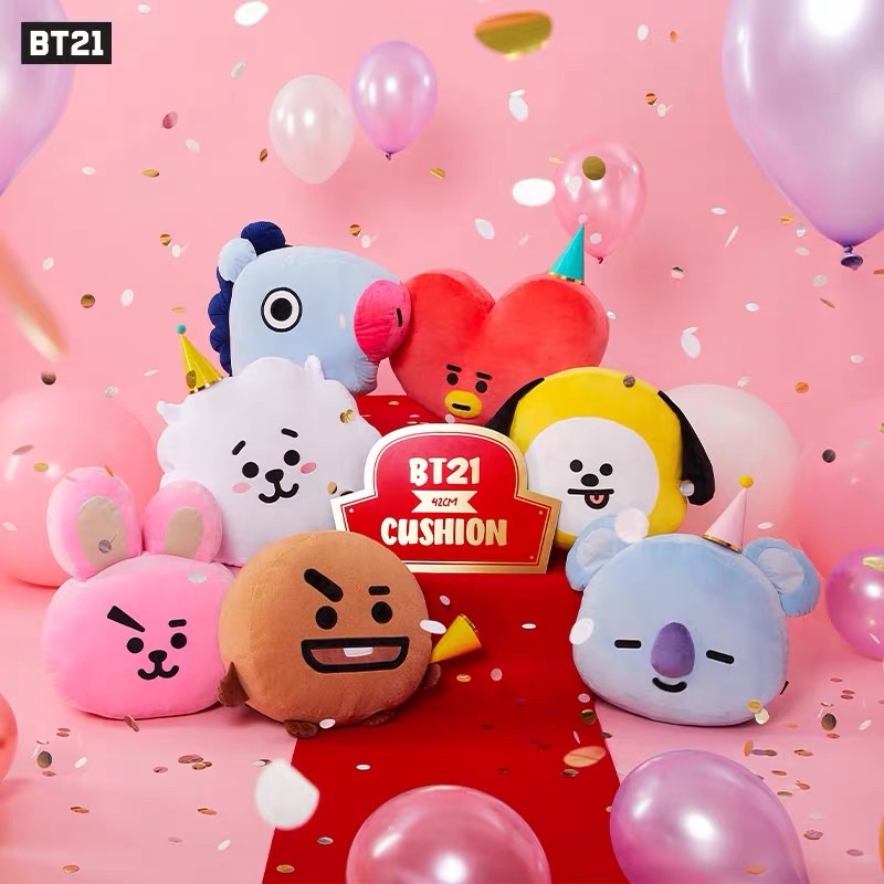 BT21 42cm 大抱枕 BTS 防彈少年團RJ TATA CHIMMY SHOOKY MANG KOYA COOKY