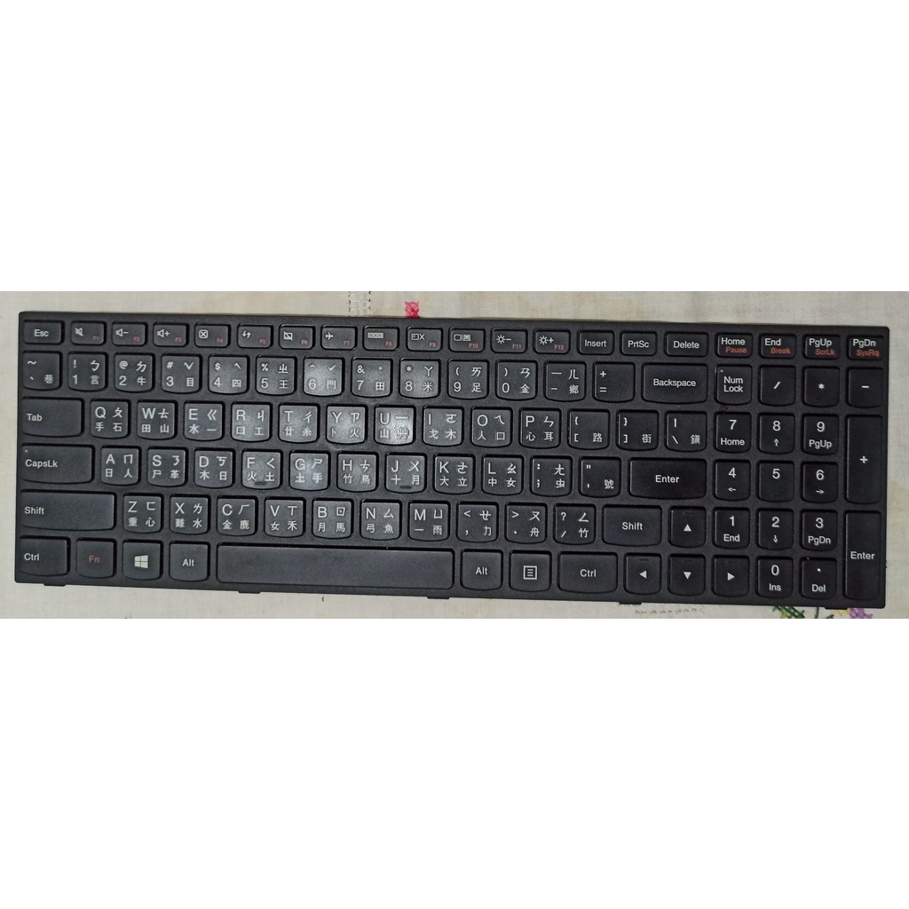 聯想ideapad 300-15ISK 原廠筆電鍵盤 零件 T6G1-TC MP-13Q13RC-686