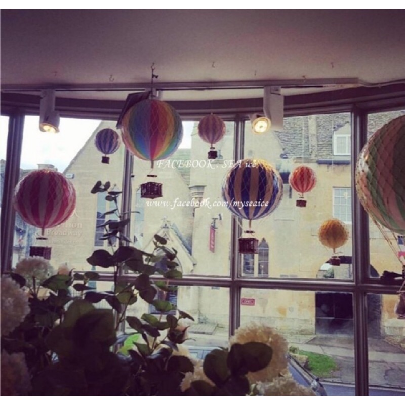 SEA ice歐洲熱氣球掛飾 擺飾 立體飛翔熱氣球 小孩房裝飾佈置 婚禮布置 櫥窗裝飾 甜點蛋糕店