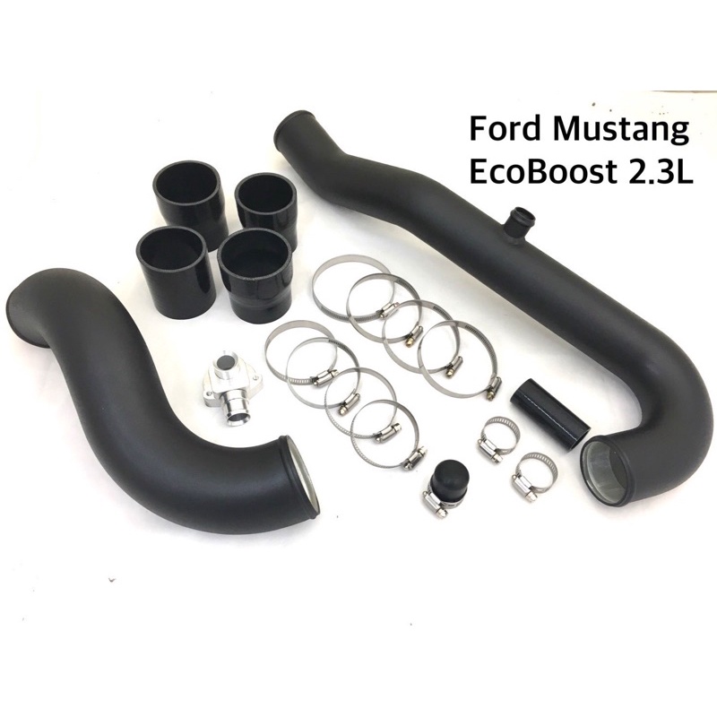 Barkerli 鋁合金渦輪管 適用Ford Mustang2.3 福特野馬 #金屬渦輪管#塗層#防爆