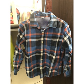 Uniqlo kids 童裝 110公分 格子 外套 格紋 襯衫
