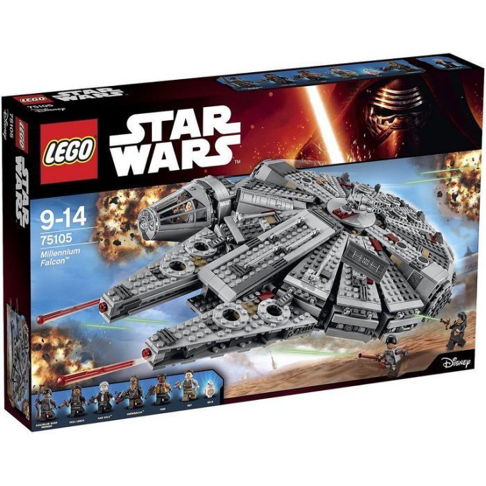 LEGO 75105 Star Wars 原力覺醒 Millennium Falcon 千年鷹 全新未拆