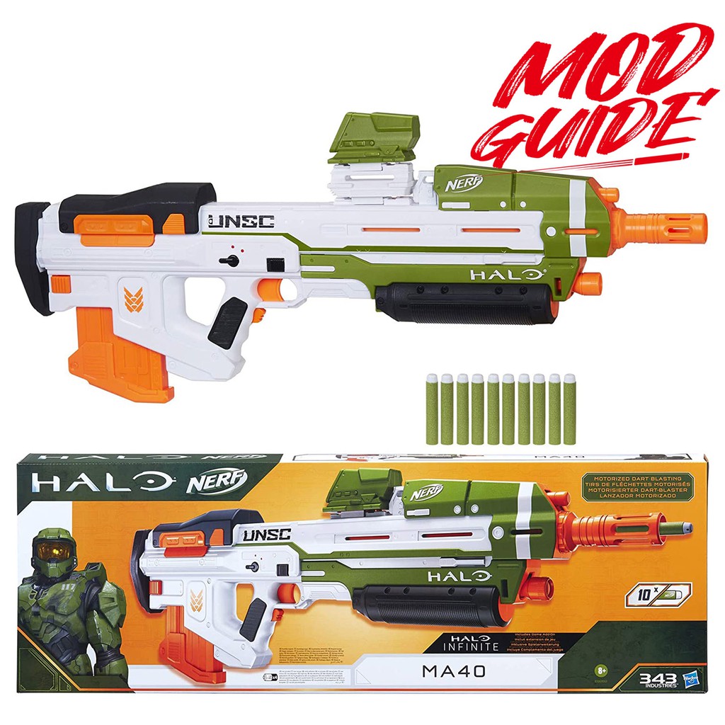 🈣 NERF Halo MA40 Motorized 最後一戰 犢牛式發射器 改裝 ( 生存 遊戲 戶外 配件