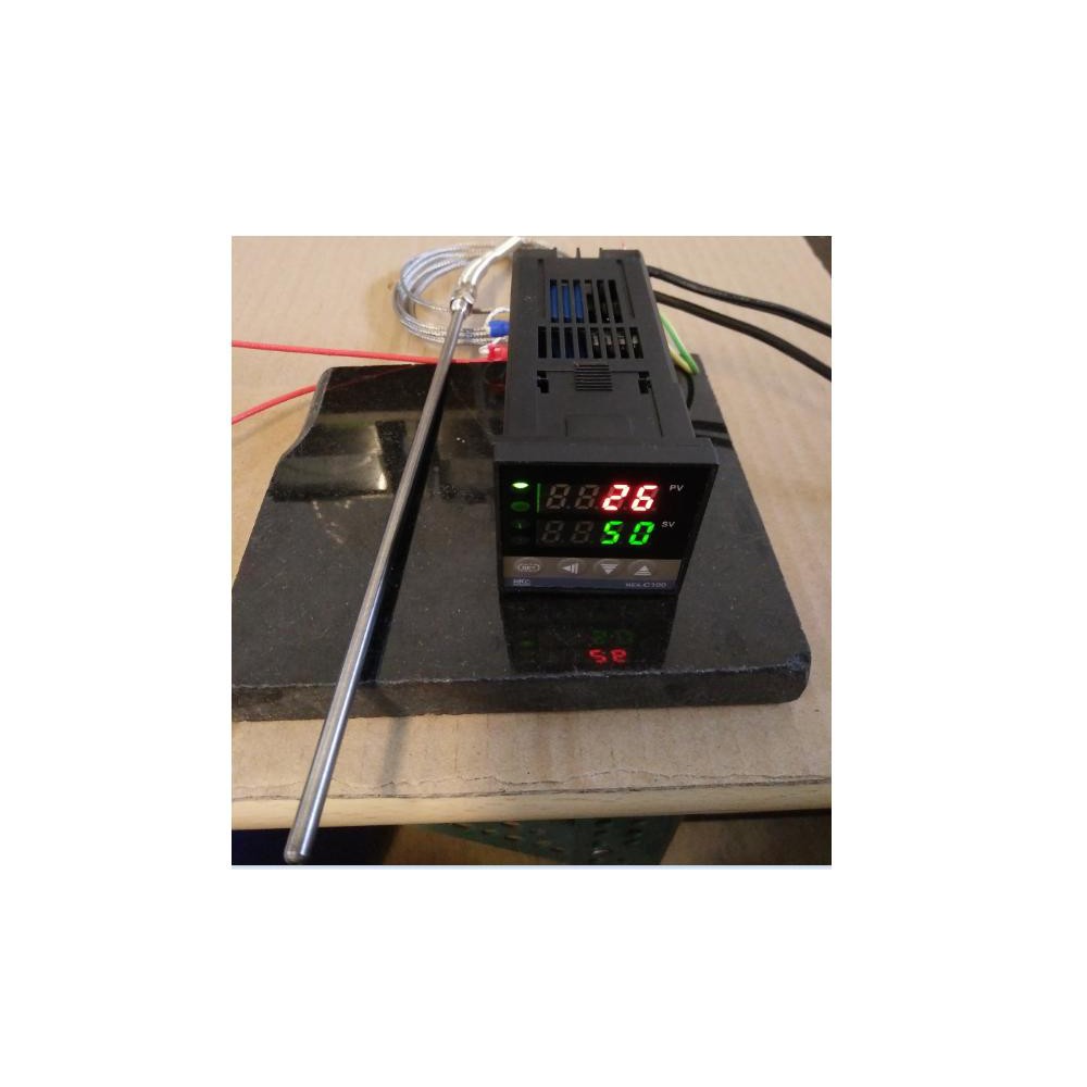 AC110V~220V PID高溫型溫度控制器(含K TYPE感溫棒)(技術性商品,下單前請先詢問)