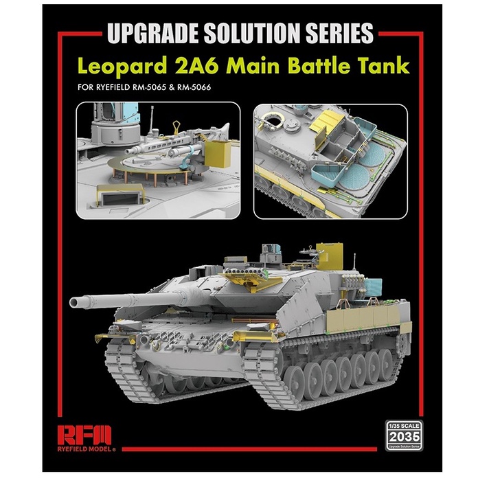 RFM 1/35 Upgrade set for 5065 + 5066 Leopar 貨號RM2035