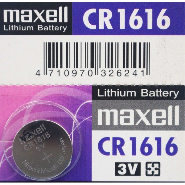 maxell CR1616 鈕扣型鋰電池 3V /一顆入 水銀電池 手錶電池 -傑梭