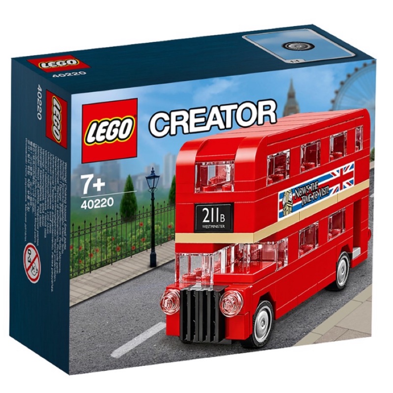 大安區可面交 全新未拆 現貨 正版 LEGO 40220 英國倫敦雙層巴士 迷你版