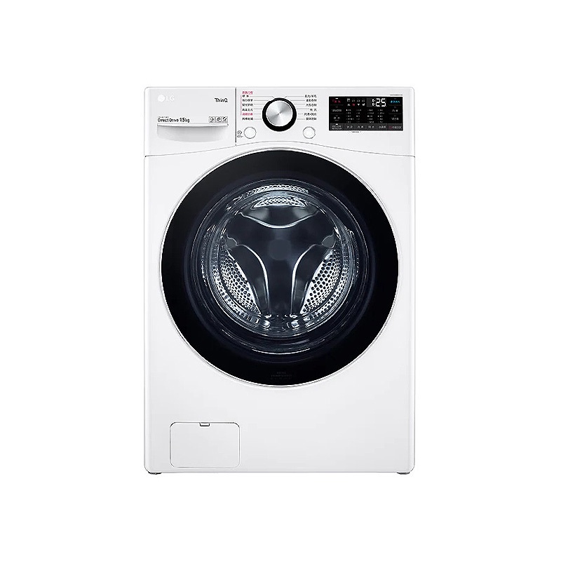 LG樂金【WD-S15TBW】15公斤WiFi滾筒洗衣機(蒸洗脫)-冰磁白 /標準安裝
