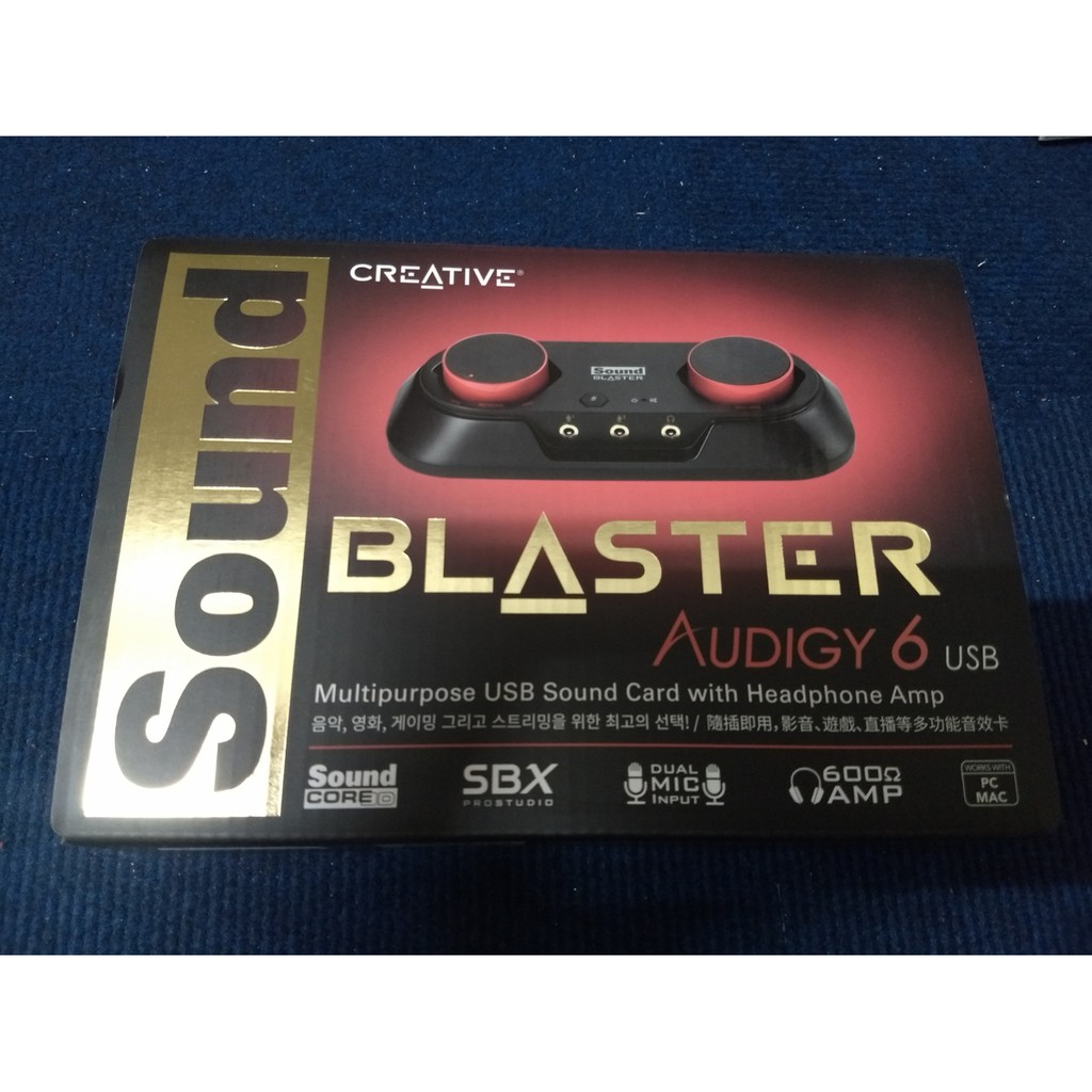 全新 Sound Blaster Audigy 6 USB 音效卡