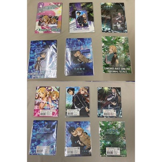 刀劍神域 悠遊卡卡貼 卡片貼紙 桐人 亞絲娜