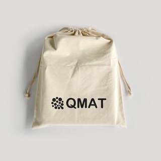 【QMAT】束口袋 - 兩種款式 方折瑜珈墊 帆布束口袋 折疊瑜珈墊收納袋 瑜珈墊外袋