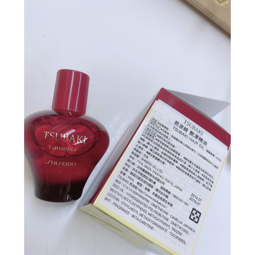 出清 Tsubaki 思波綺艷澤精油60ml 保存期限 19 07 蝦皮購物