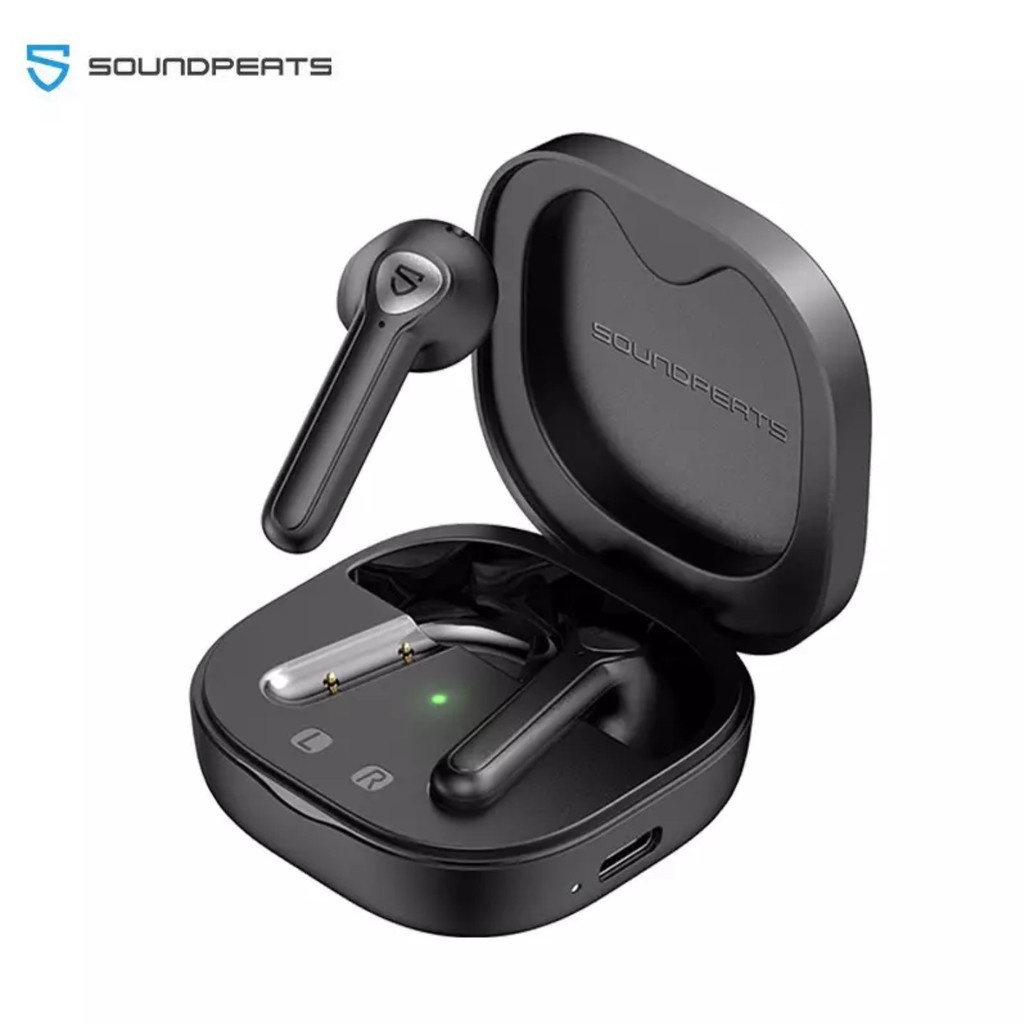 小甜甜優選現貨 Soundpeats trueair 真無線藍牙耳機 無線充電 重低音 雙動圈 防水IPX5運動耳機