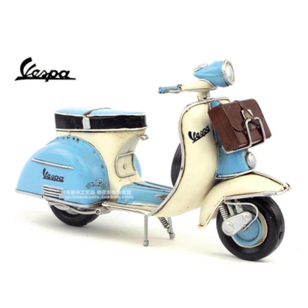 【 pedinanax佩迪奶奶】復古 仿古 做舊 工藝品 VESPA 摩托車 機車 模型