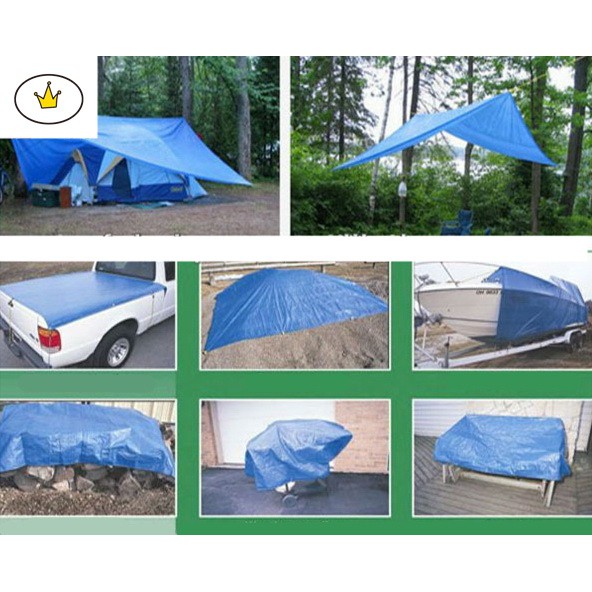 帆布PE天幕帳 遮光布 地墊(特價檔)大尺寸多功能3.5米*5米/6米/8米 4米*5米 抗UV 防水雨棚 露營防雨篷布