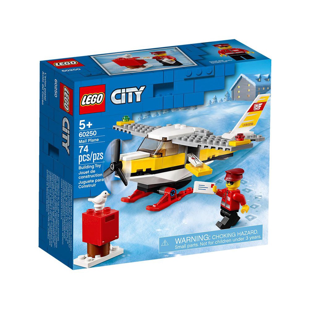 **LEGO** 正版樂高60250 City系列 郵政飛機 全新未拆 現貨 台灣出貨