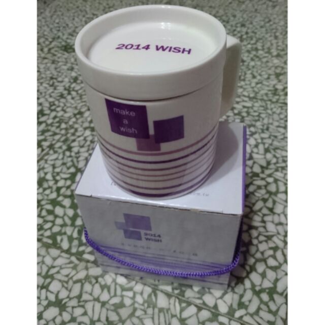 [貝果宅吉屋]陶板屋2014WISH紫色生日馬克杯