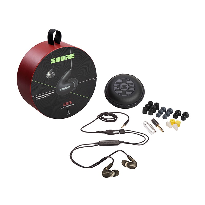 代購 SHURE 舒爾 AONIC 5 入耳 掛耳式 隔音耳機 運動帶線控 動鐵 高音質 耳塞