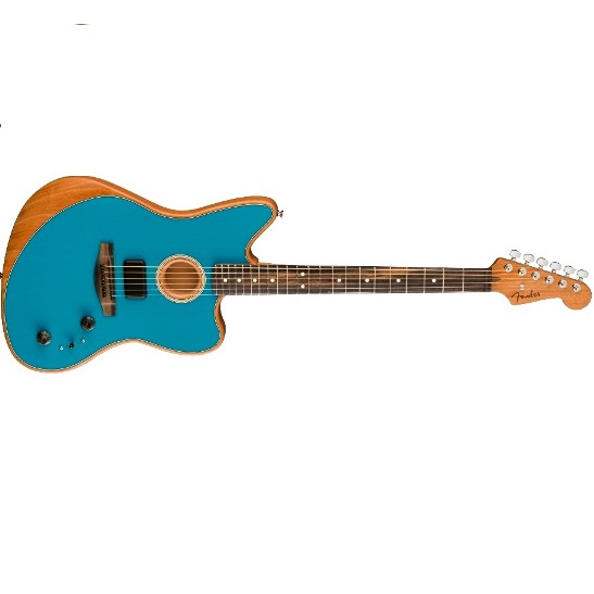 【欣和樂器】美廠Fender Acoustasonic Jazzmaster 電木吉他/Ocean Turquoise